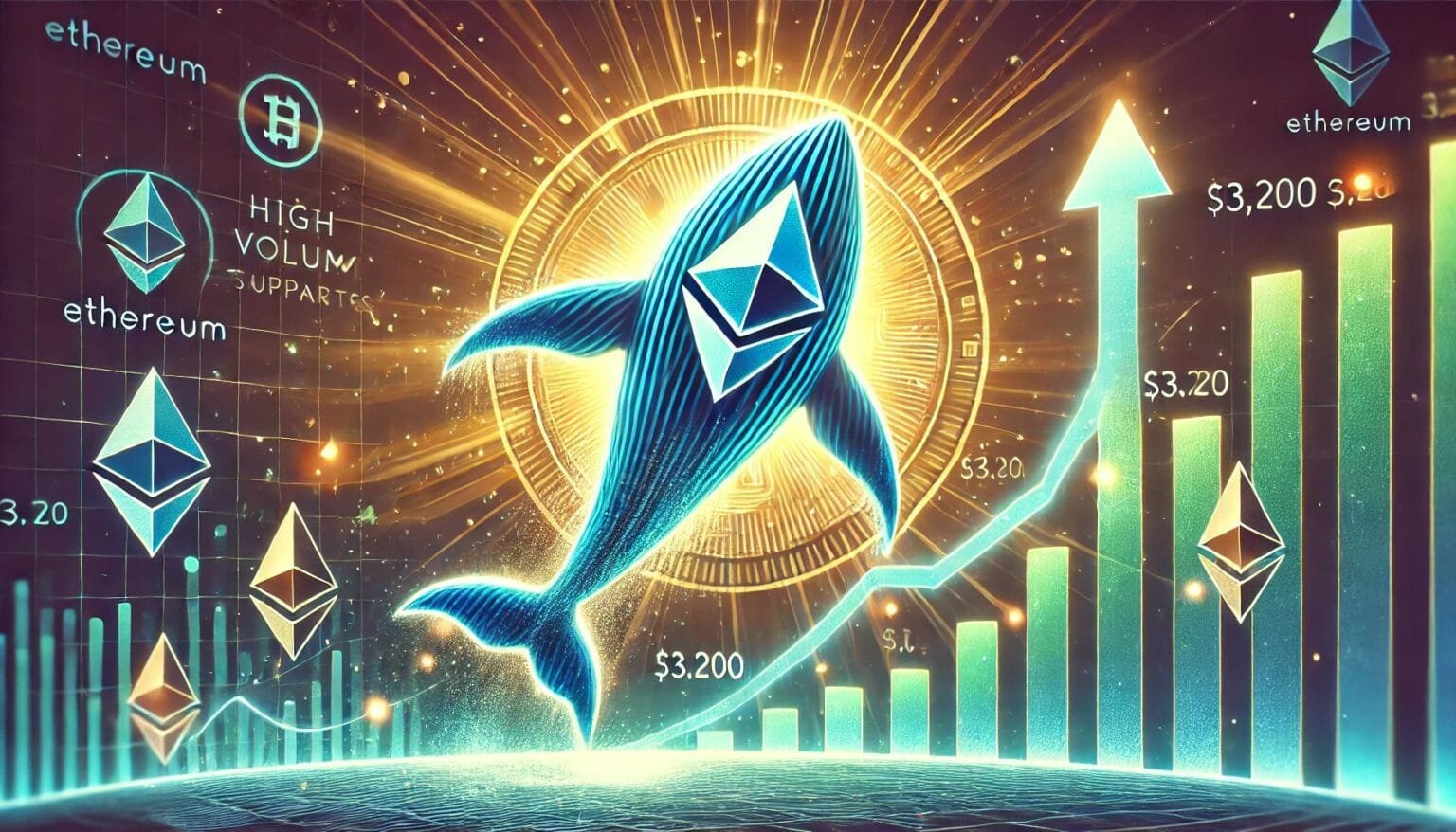 Aumento de las transacciones de ballenas de Ethereum: el alto volumen admite un aumento a $ 3200