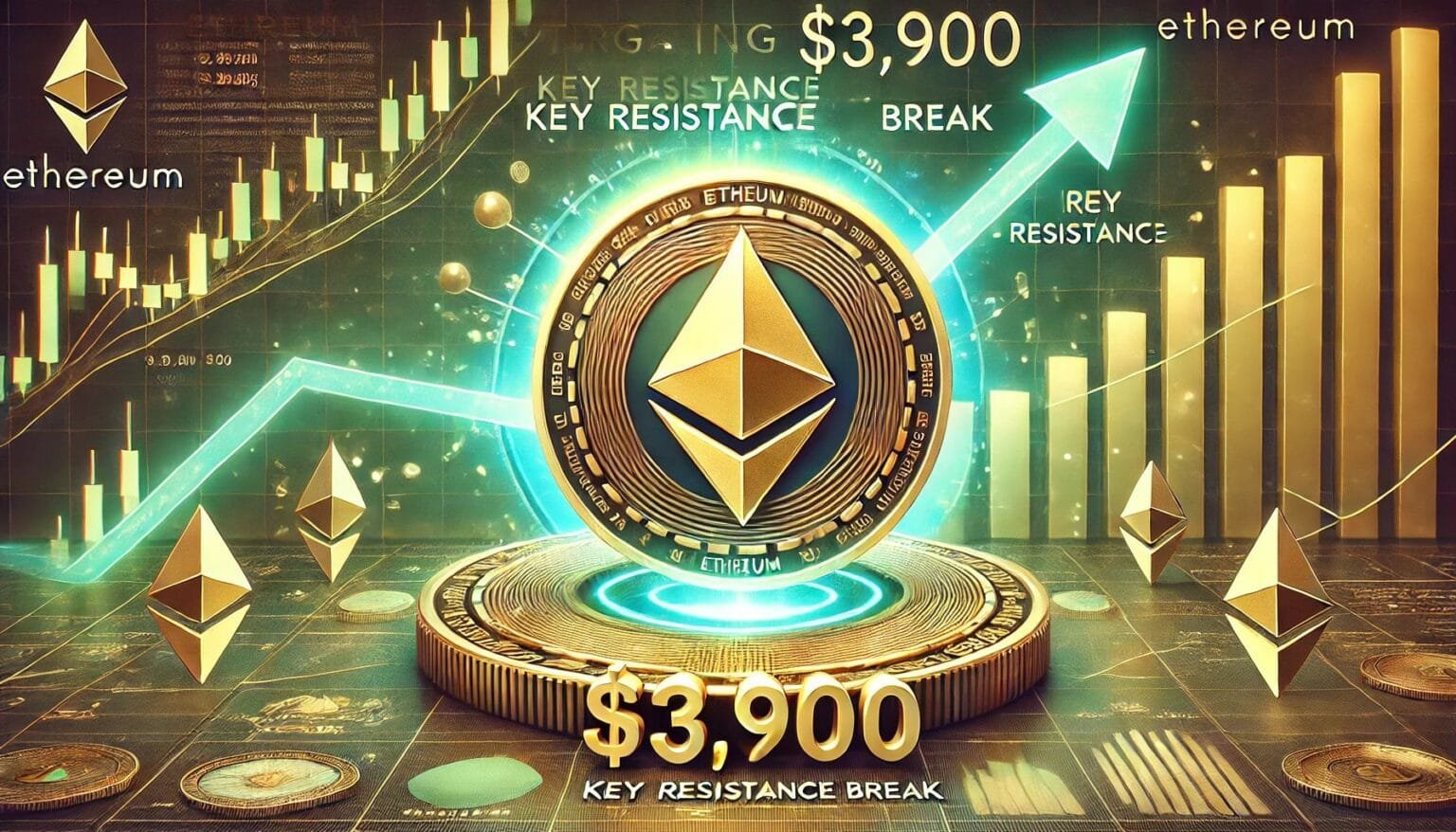Ethereum apunta a $ 3,900: la ruptura de la resistencia clave podría provocar un aumento repentino