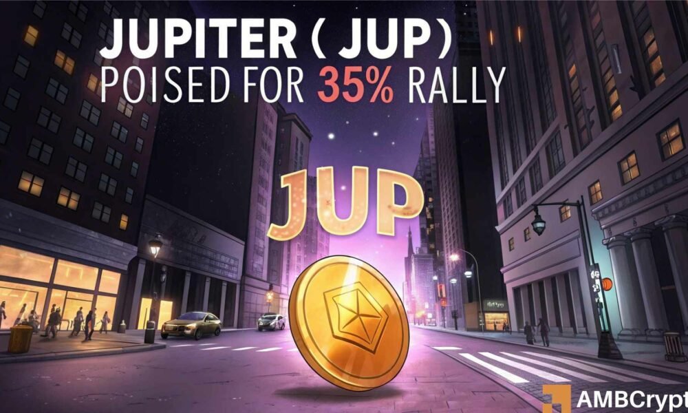 Júpiter en la pista para un rally del 35%: ¿puede una ruptura por encima de $ 0.43 activar una explosión?
