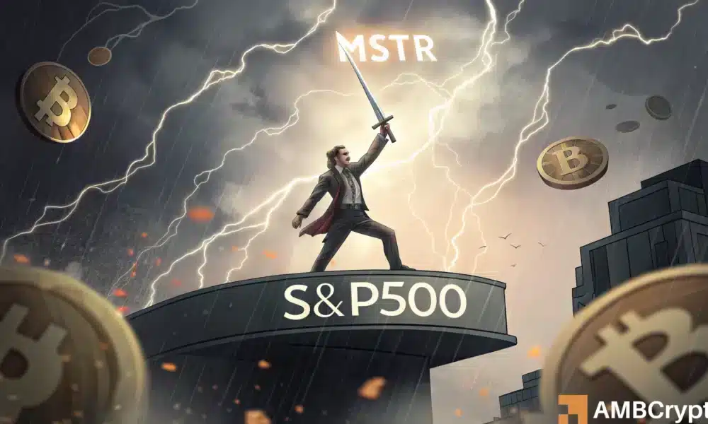 Bitcoin: Cómo el movimiento S&P 500 de la estrategia empujará a BTC aún más