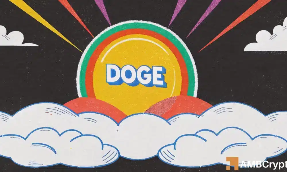 He aquí por qué la ganancia semanal del 30% de Dogecoin señala un rally parabólico por delante