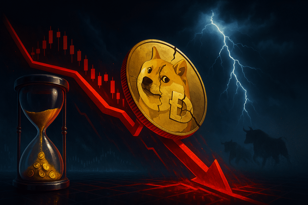 ¿Crash Dogecoin entrante? El analista advierte que los toros están sin tiempo