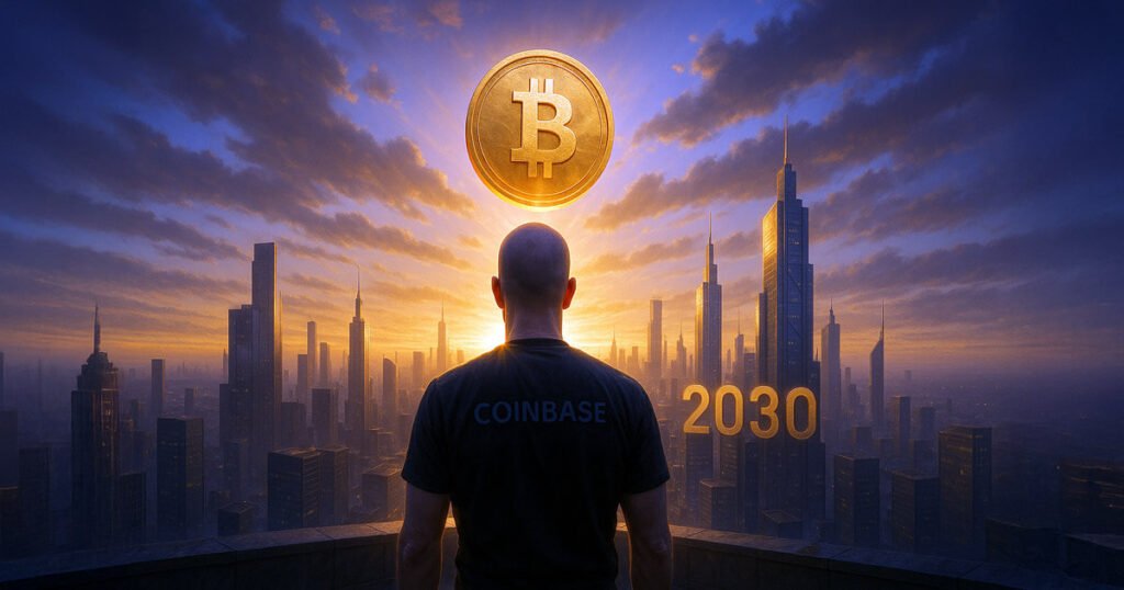 Brian Armstrong de Coinbase prevé $ 1 millón de bitcoin para 2030