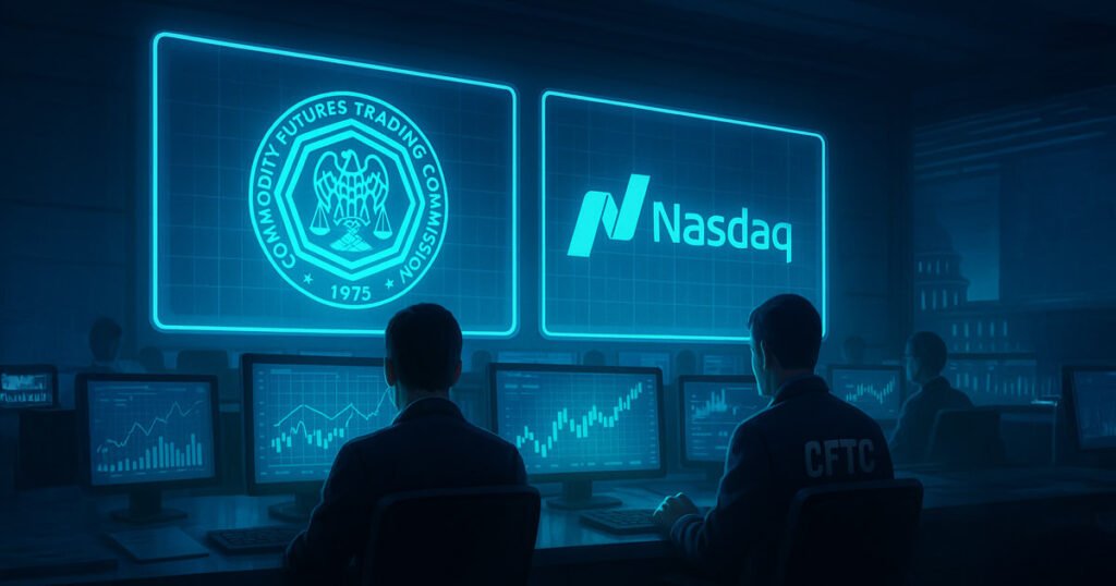 CFTC abraza la vigilancia de Nasdaq a medida que el comercio de criptográfico sin parar abrumaba herramientas antiguas CFTC abraza la vigilancia de Nasdaq a medida que el comercio de criptográfico sin parar abrumaba herramientas antiguas