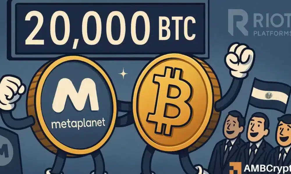 Las existencias de 20k BTC de Metaplanet vs. existencias deslizantes: ¿A dónde se dirige el sentimiento?