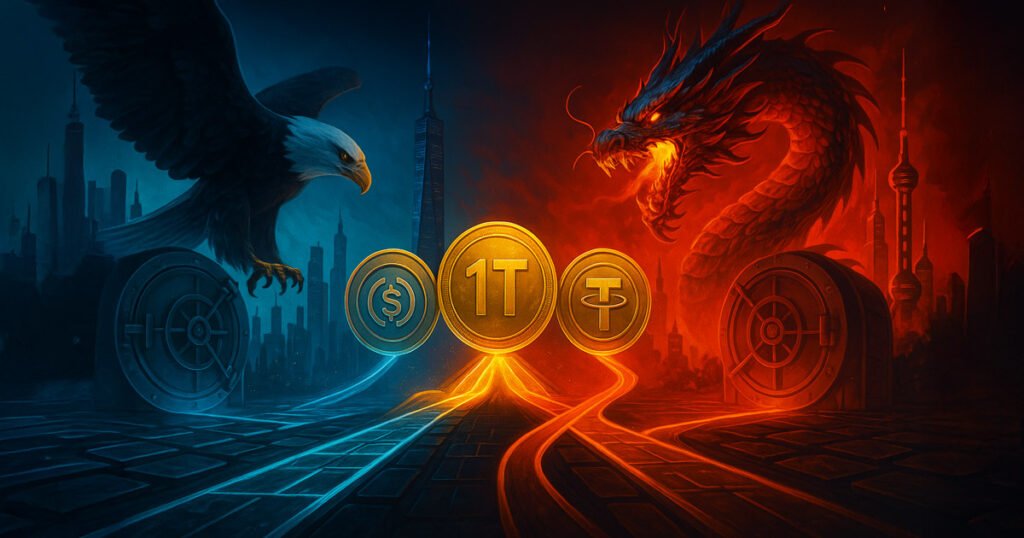 East vs West Stablecoin Fría, la Guerra Fría surge en la batalla por el primer billón de dólares establo. East vs West Stablecoin Fría, la Guerra Fría surge en la batalla por el primer billón de dólares establo.