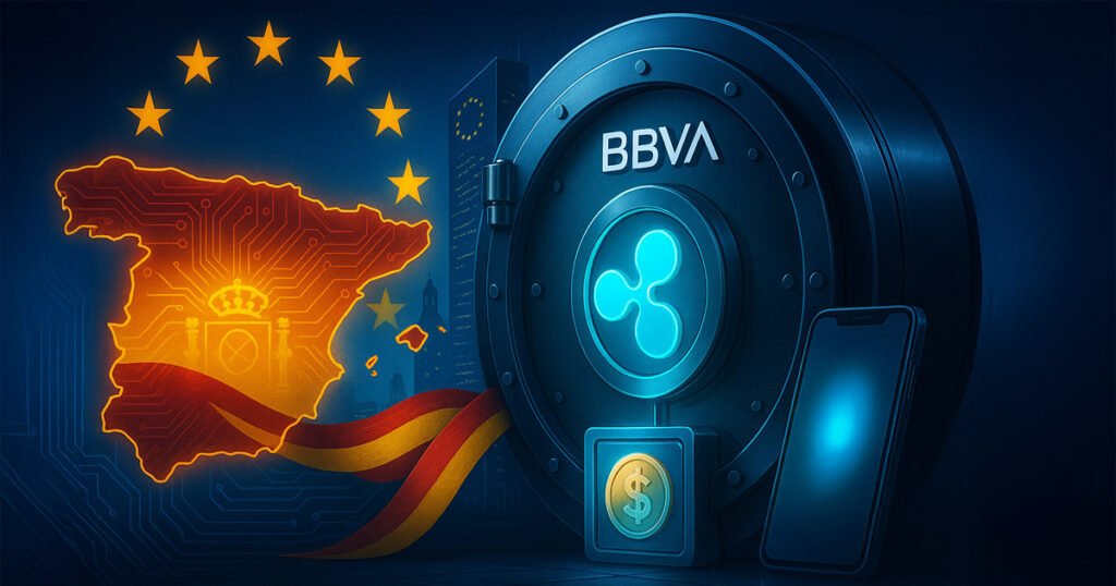 Ripple y BBVA colaboran para mejorar los servicios criptográficos en España