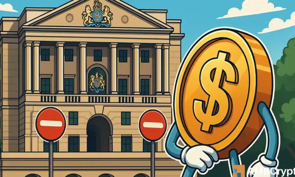 Por qué los límites de las monedas estables son sólo “salvaguardias temporales”: explica el Banco de Inglaterra