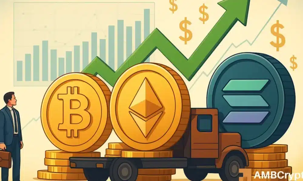 Se invierten 921 millones de dólares en criptomonedas: ¿podrá el sentimiento sobrevivir a la prueba del FOMC?