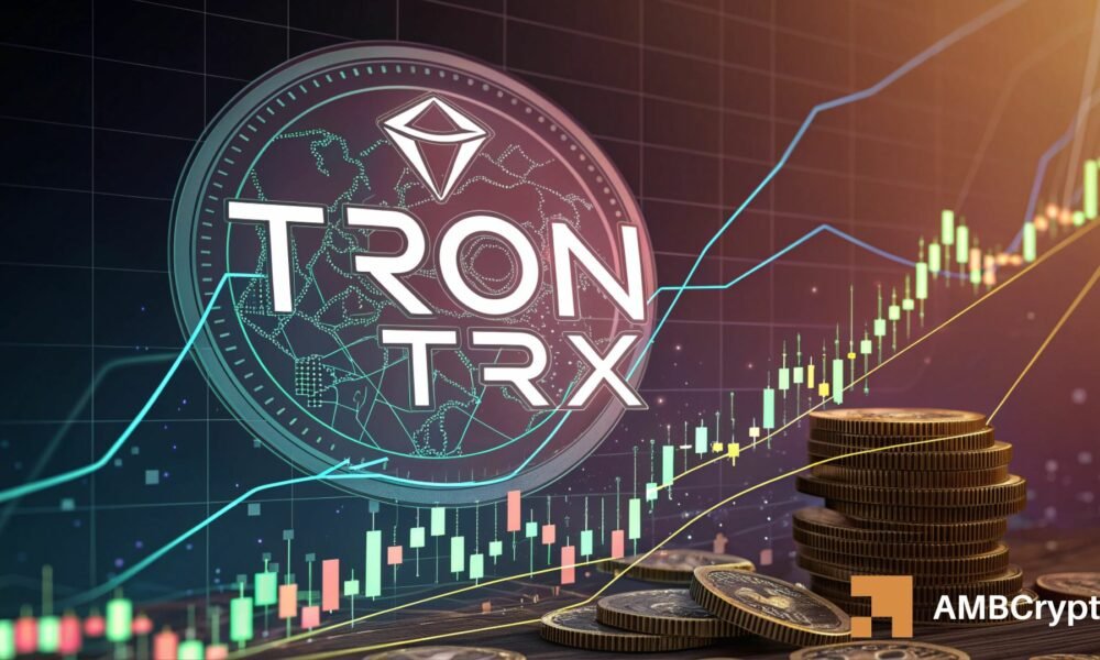 El aumento de 6,23 millones de direcciones de TRON desafía la caída de precios: ¿podrá TRX superar los 0,32 dólares?