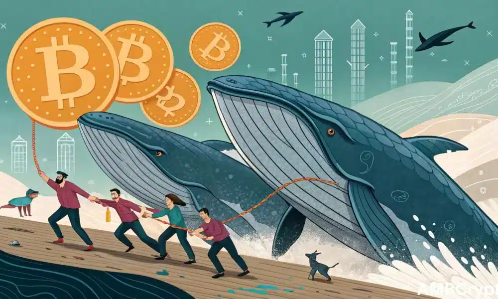 Bitcoin pierde sus ballenas ante los minoristas: ¿Se avecina la consolidación de BTC?
