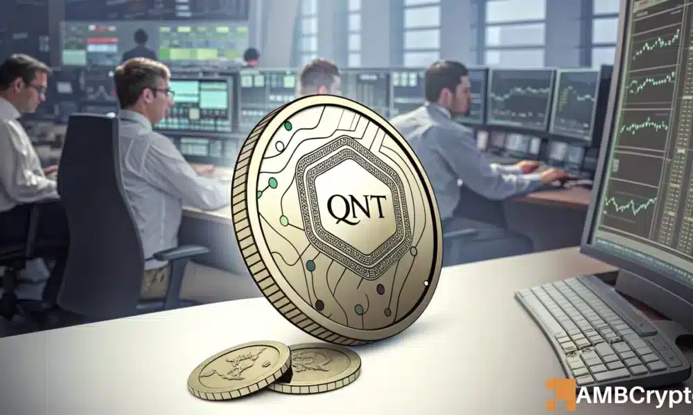 Quant aumenta un 14%, pero ESTA zona de oferta amenaza el repunte de QNT