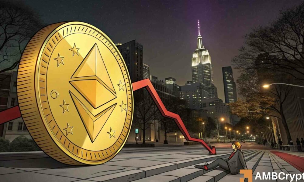 El movimiento de SharpLink ejerce presión sobre Ethereum mientras cae por debajo de los $3K