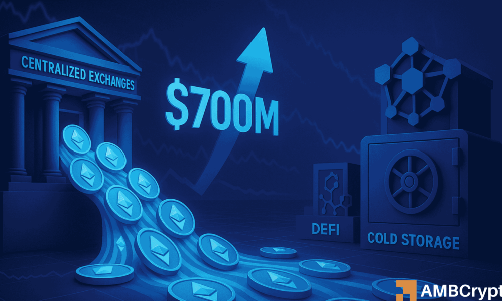 Ethereum ve salidas de divisas de 700 millones de dólares: los inversores se acumulan a pesar de la caída de precios del 17%