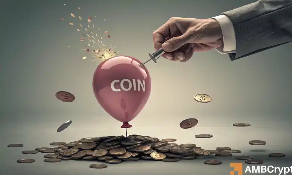 COIN & HOOD caen más del 10%: TRES señales que el criptomercado podría seguir