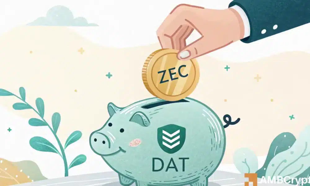 Zcash: una caída del 20% y, sin embargo, una apuesta de tesorería completa: ¡ZEC recibe un gran impulso!