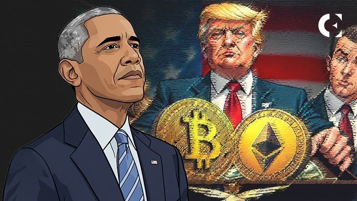 El expresidente Obama critica a la familia Trump por la creciente fortuna criptográfica