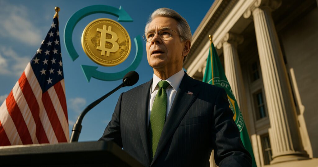 Washington da un giro de 180 grados cuando el secretario del Tesoro, Scott Bessent, califica a Bitcoin como “más resistente que nunca”