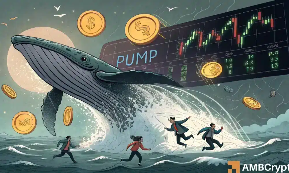 PUMP cae un 30% mientras sale una ballena de 6,3 millones de dólares: ¿Es este el punto de inflexión?