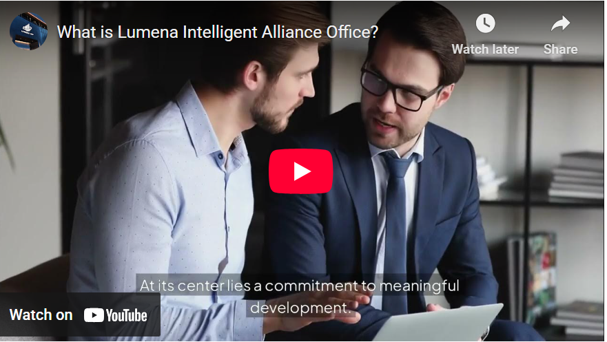 Charles Winslow completa la revisión estratégica interna anual en la oficina de Lumena Intelligent Alliance
